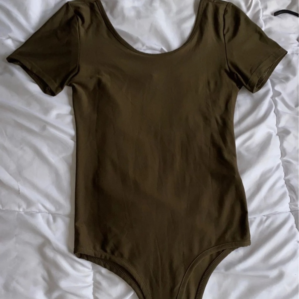 Dark green bodysuit